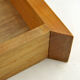 Pair of nightstands neoclassical wooden fruit