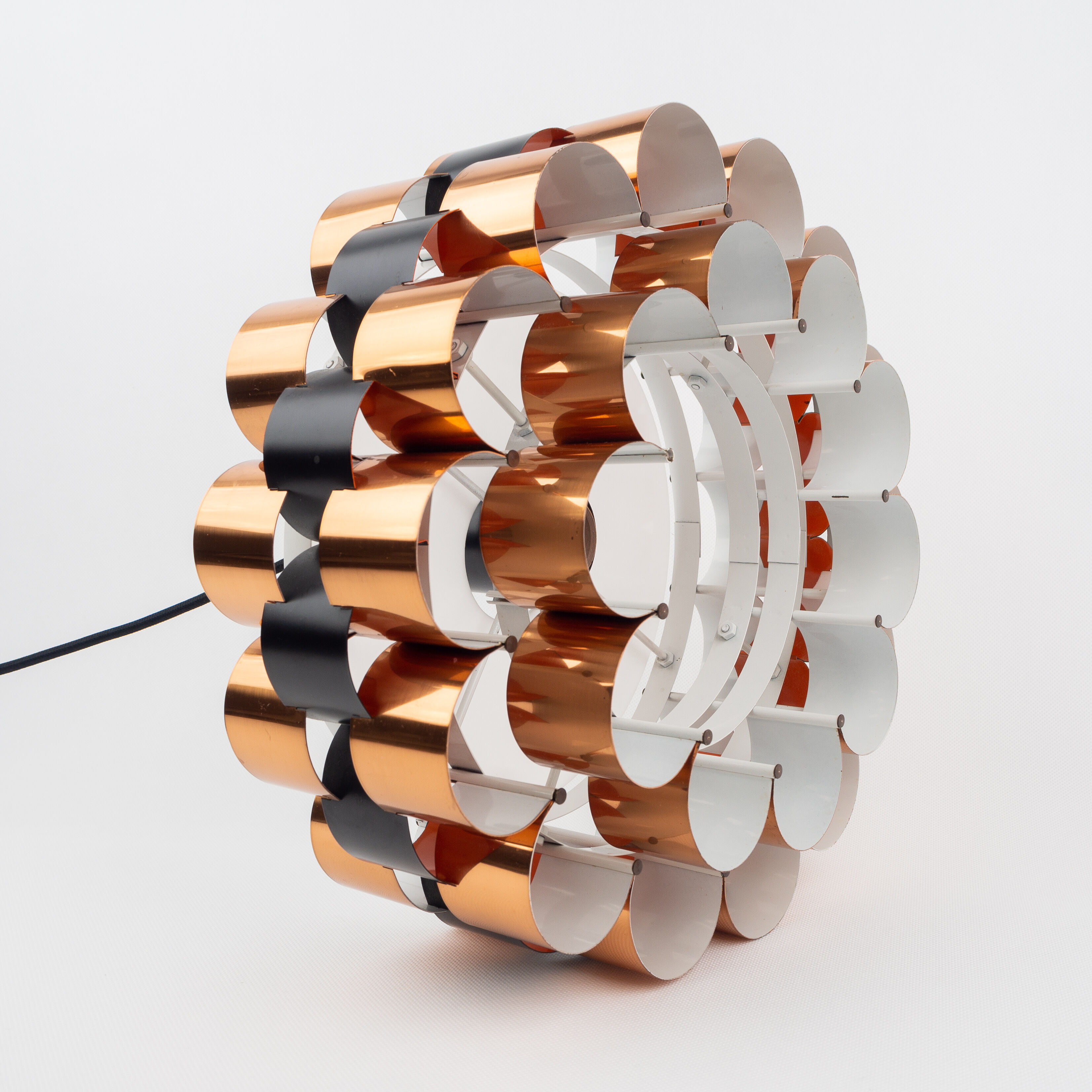 Danish vintage pendant lamp by Werner Schou, Coronell Elektro, 1960s