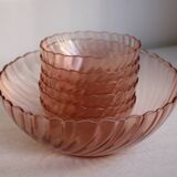 Rosaline Arcoroc salad bowl and bowl set