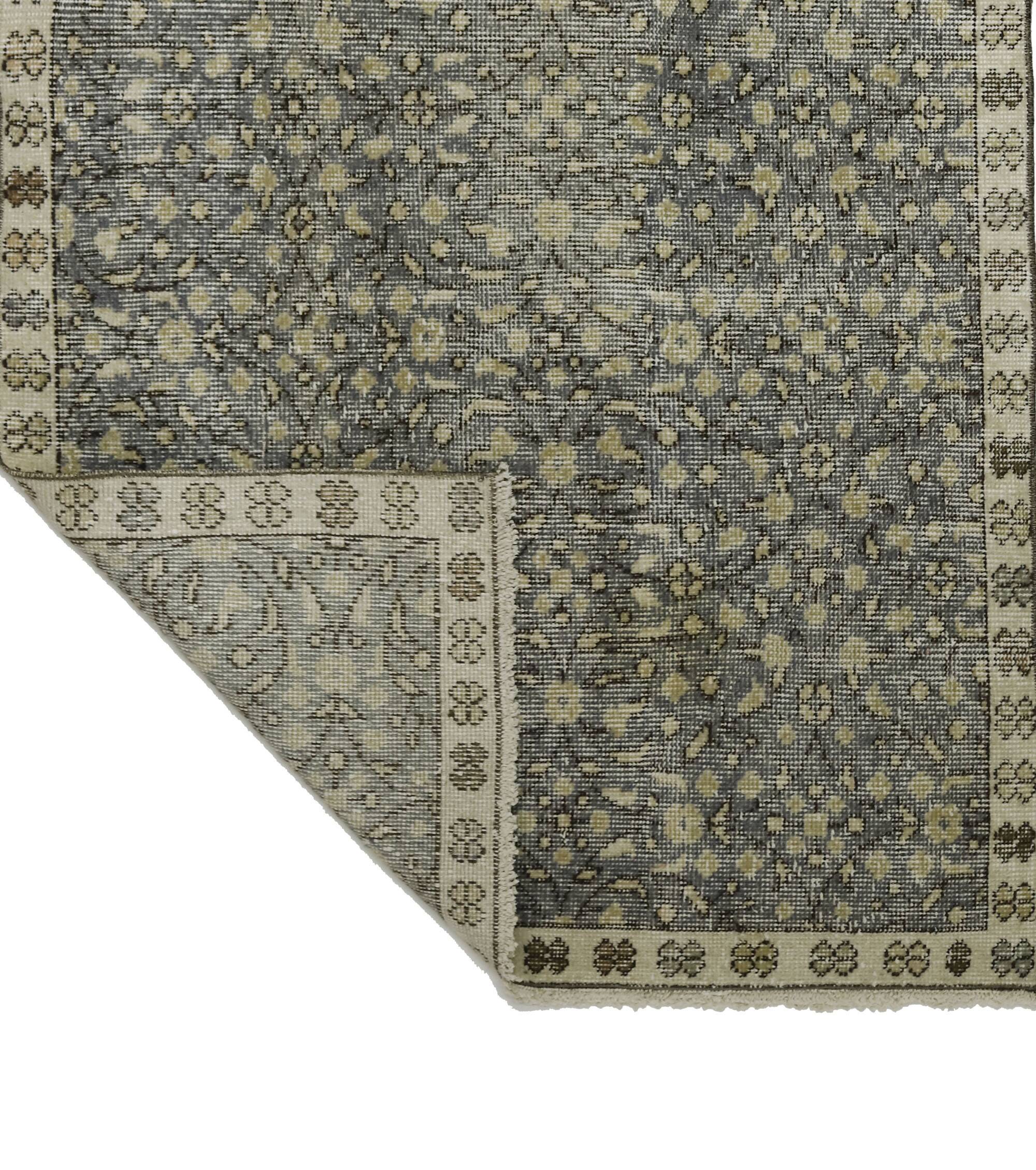 Turkish Anatolian Handmade Vintage Area Rug 170 cm x 98 cm