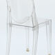 Chaise en plexiglass Philippe starck, editions Kartell, modèle Victoria Ghost