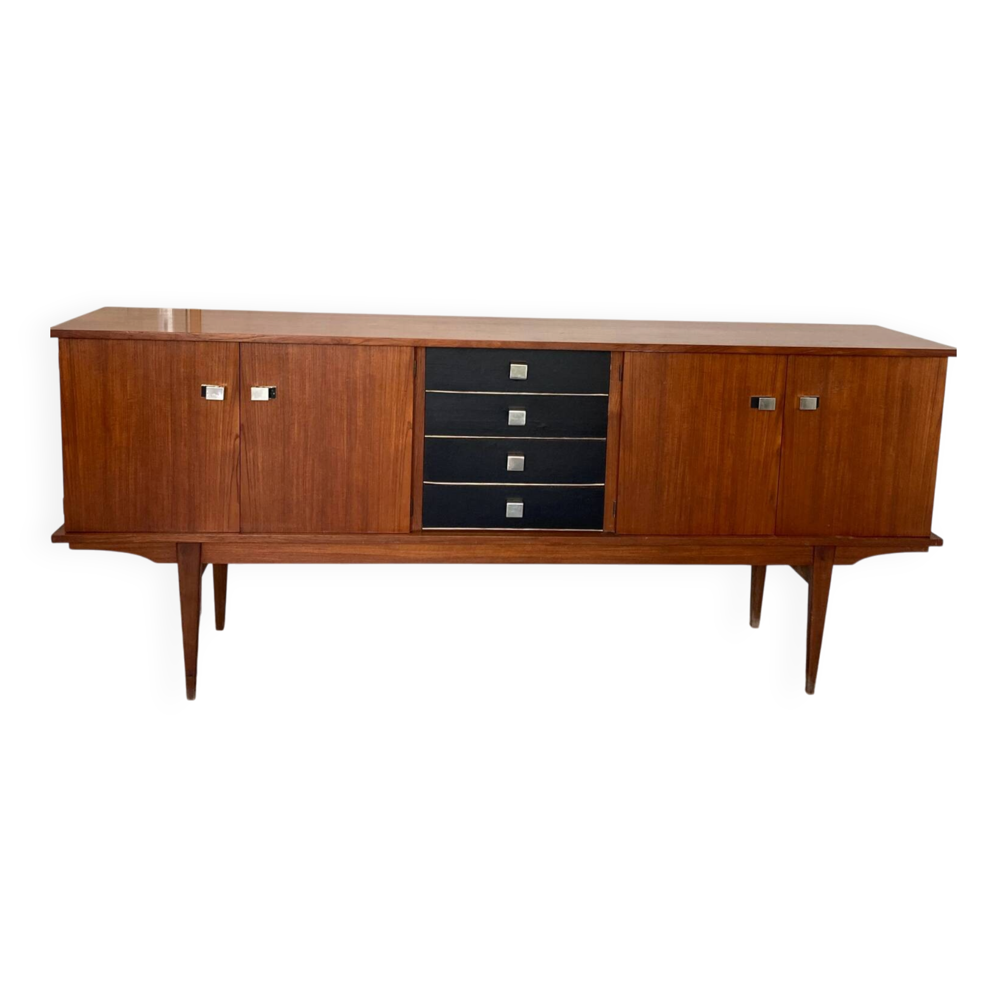Large vintage teak sideboard