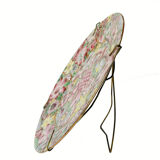 Chinese porcelain plate gold gold decorated with a thousand flowers Qianlong