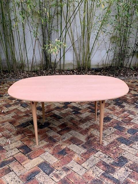 Superellipse table by Piet Hein and Bruno Mathsson Denmark 70s/80s