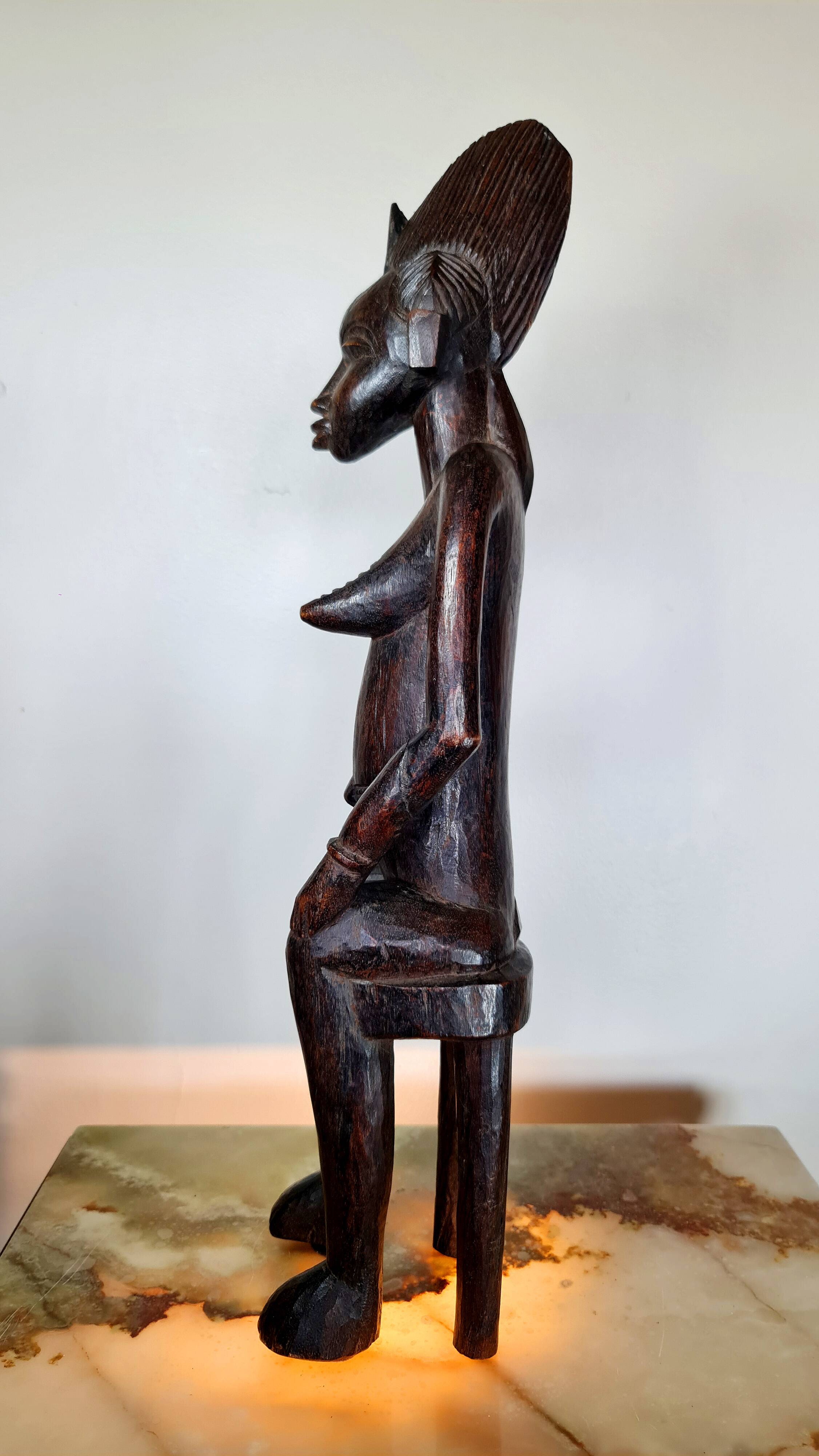 Senufo statue, H: 52 cm
