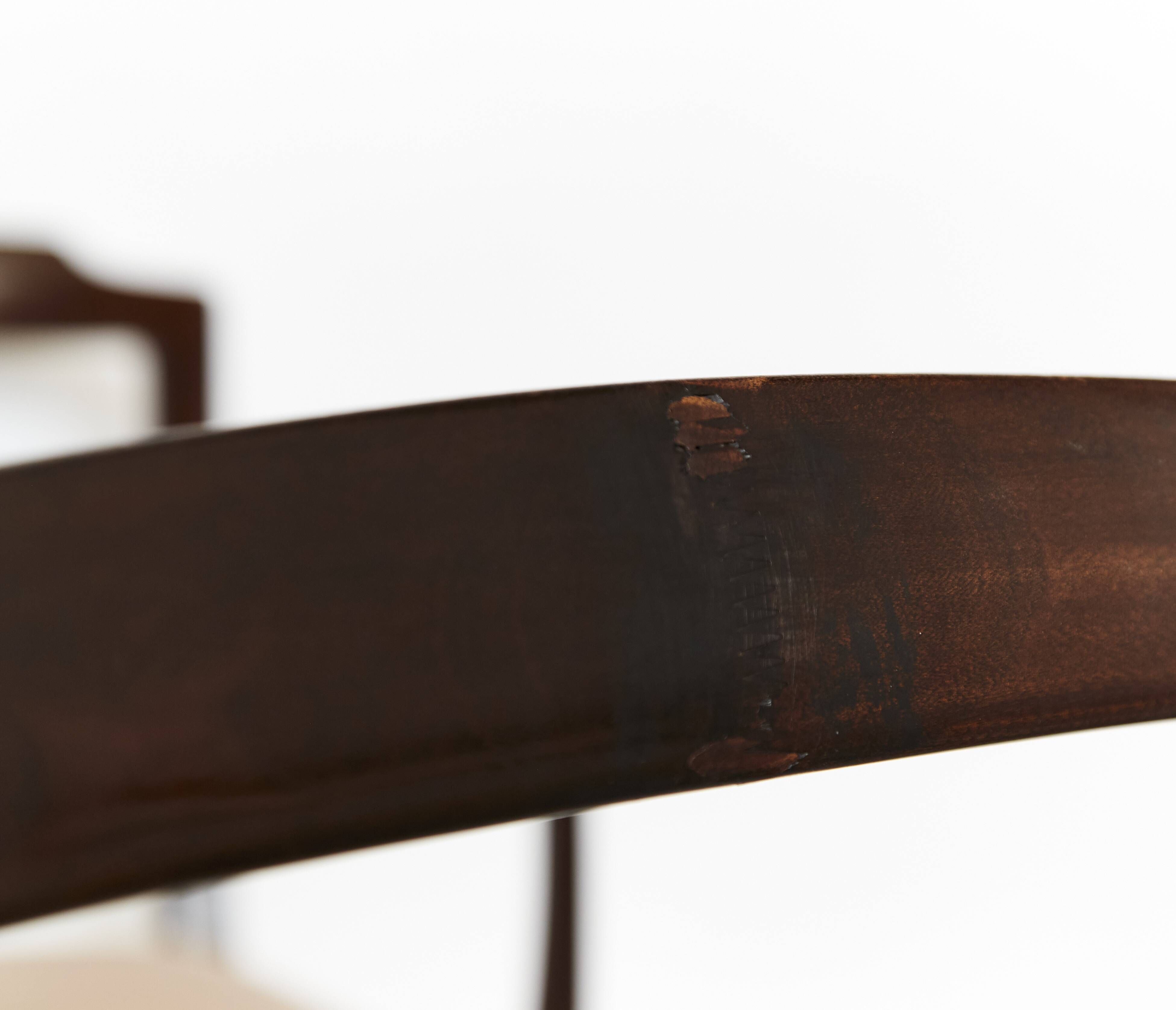 Mahogany dining chairs by Ole Wanscher for AJ Iversen, 1970s, set of 6