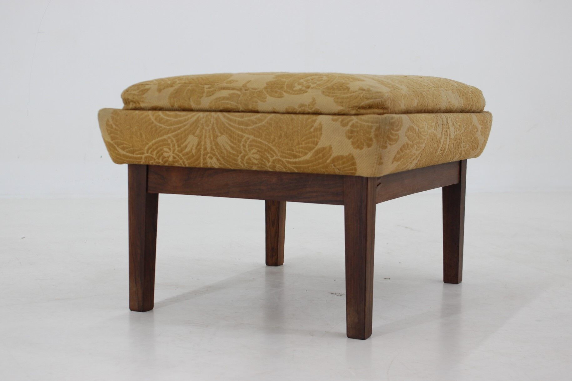 1960s rosewood stool in fabric, denmark