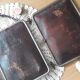 Vintage barber triptych mirror