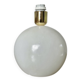 Alabaster lamp with double lighting, "ball" shape, 1970
