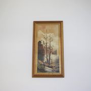 Paintings, oil on canvas, Moretti, 1970, set of 3