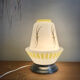 Painted opaline table lamp