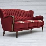 1960s, Danish 3-seater sofa by Alfred Christensen, furniture wool.