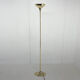 Italian tall all brass torchiere floor lamp, marked