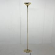 Italian tall all brass torchiere floor lamp, marked