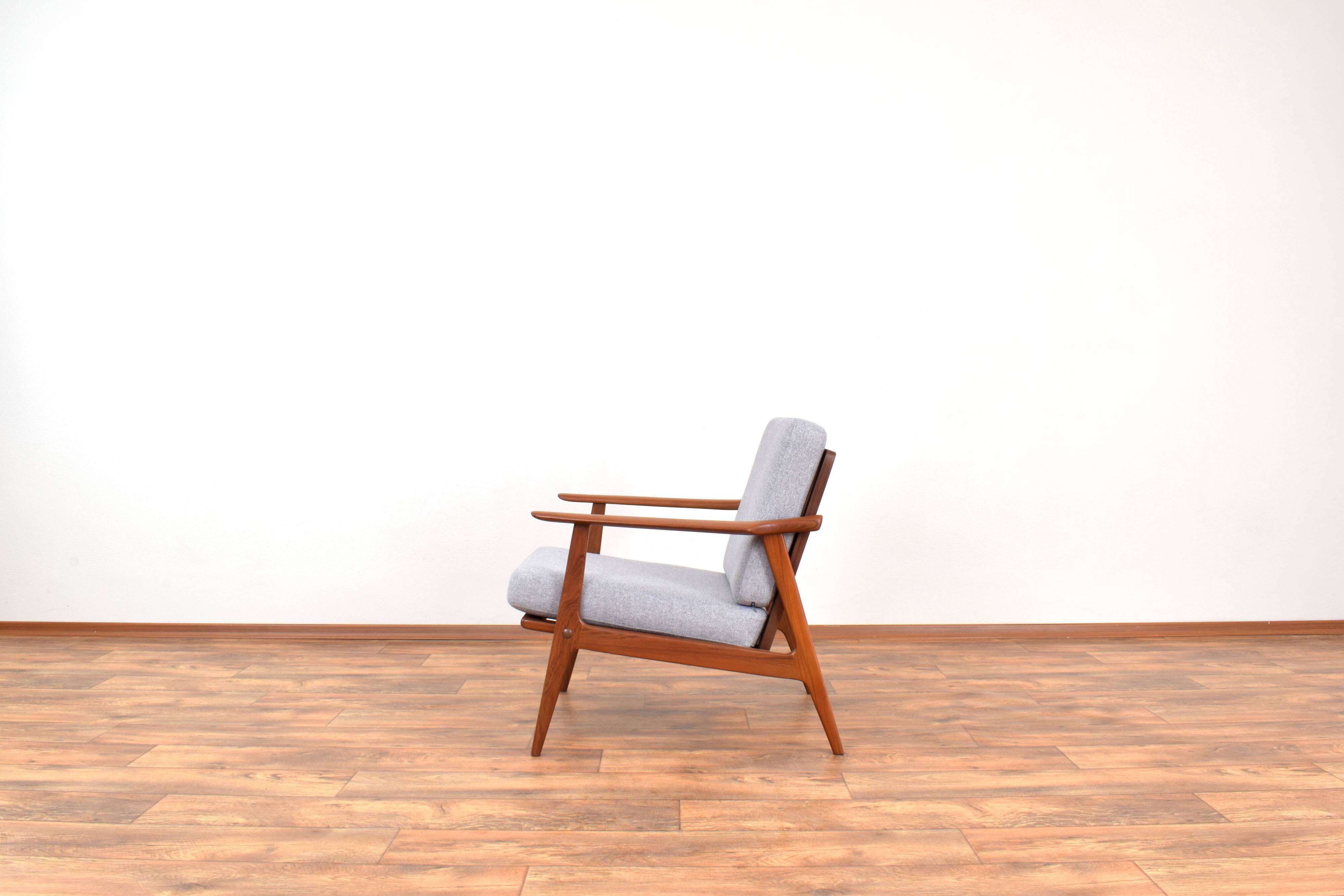 Mid-Century Danish Teak Armchair, 1960s.