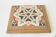 Dessous de plat carreau de faïence - mosaïque multicolore