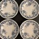 8 hollow plates Villeroy and Boch, Valeria model in vitro porcelain