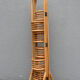 old vintage rattan plant screen