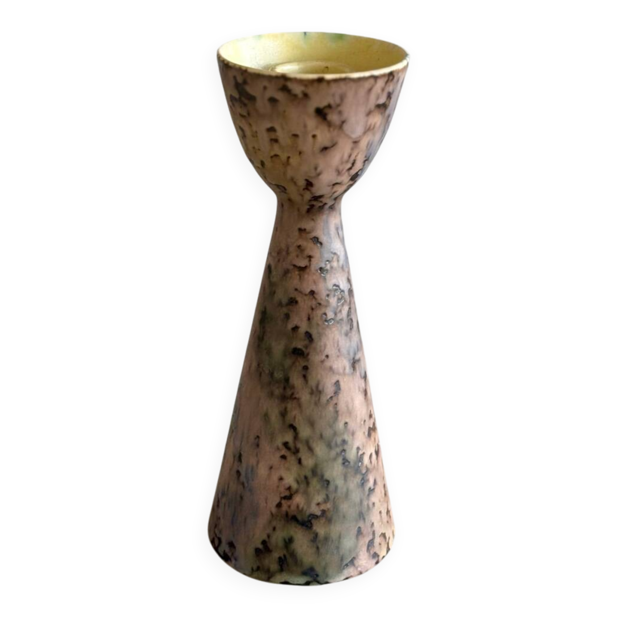 Ceramic candlestick, West Germany, 1970s