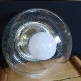 Designer ceiling light in bubble glass
