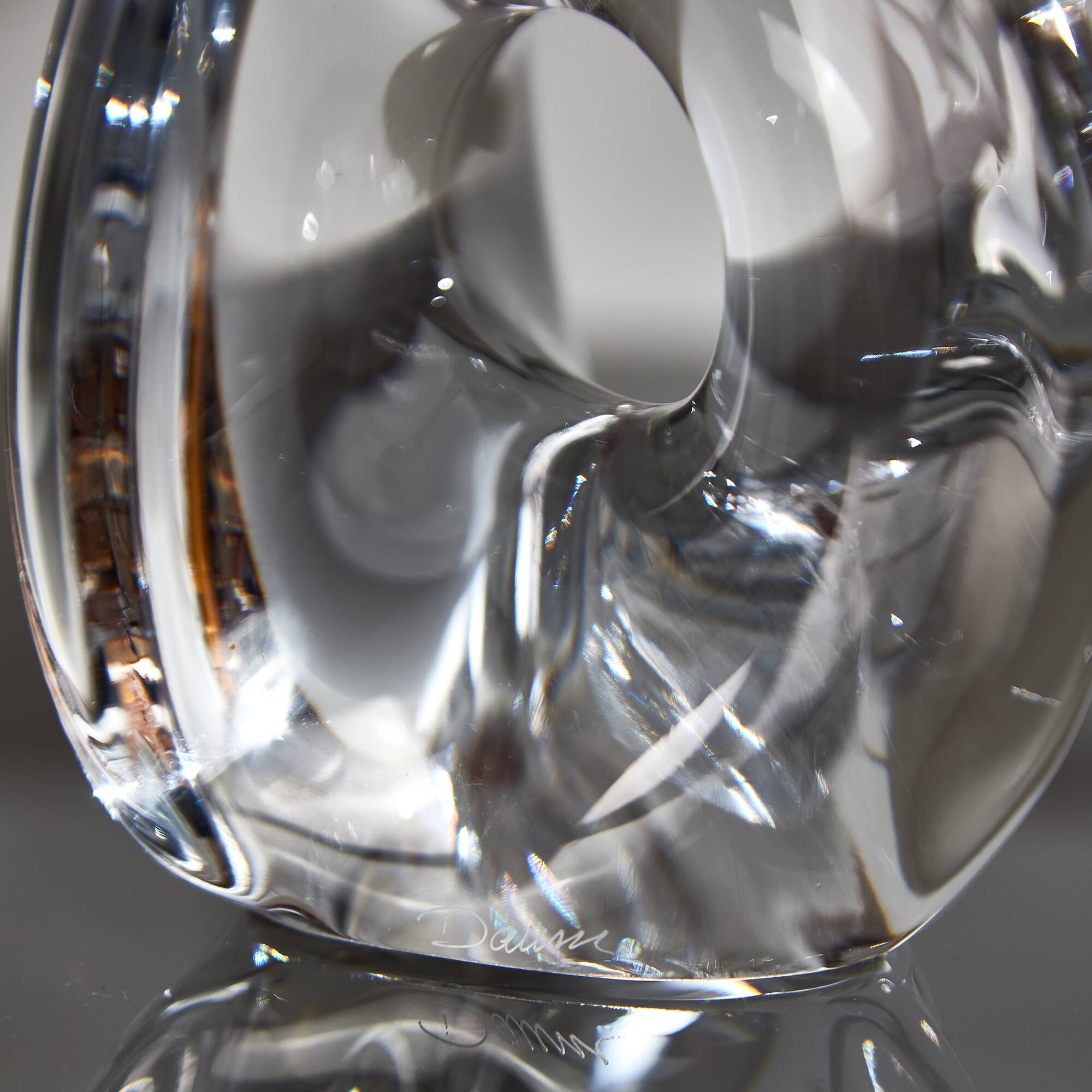 French crystal table lamp by daum (mk10261)