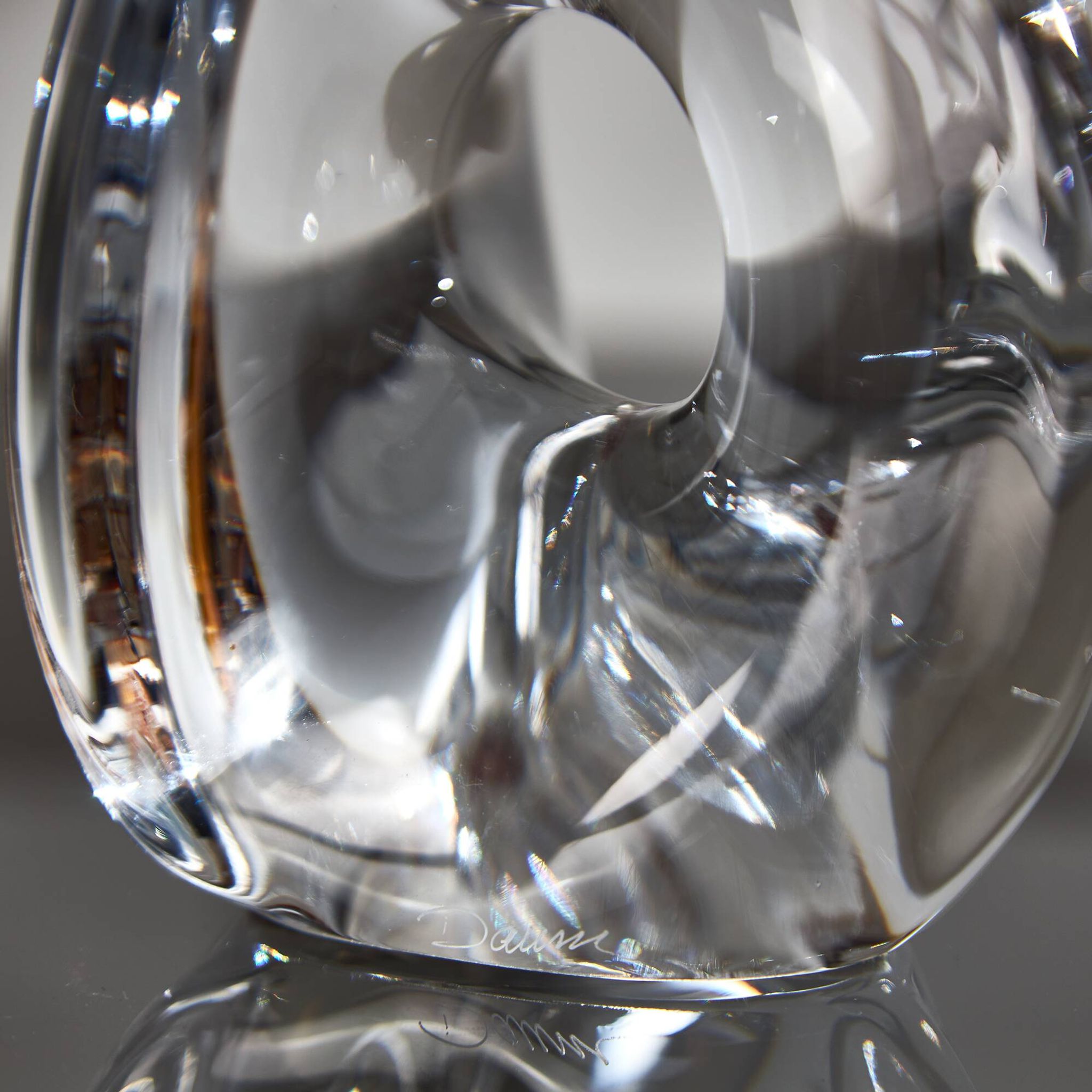 Lampe de table en cristal français par daum (mk10261)