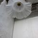 Frosted glass tulip hanging lamp
