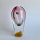 Bohemia Glass Vase, Czech Republic. 1970s
