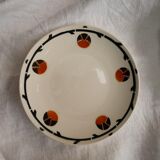 Set of 4 dessert plates Badonviller - Barcarolle pattern