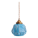 Art Deco pendant light in speckled blue glass, 1920s-30s