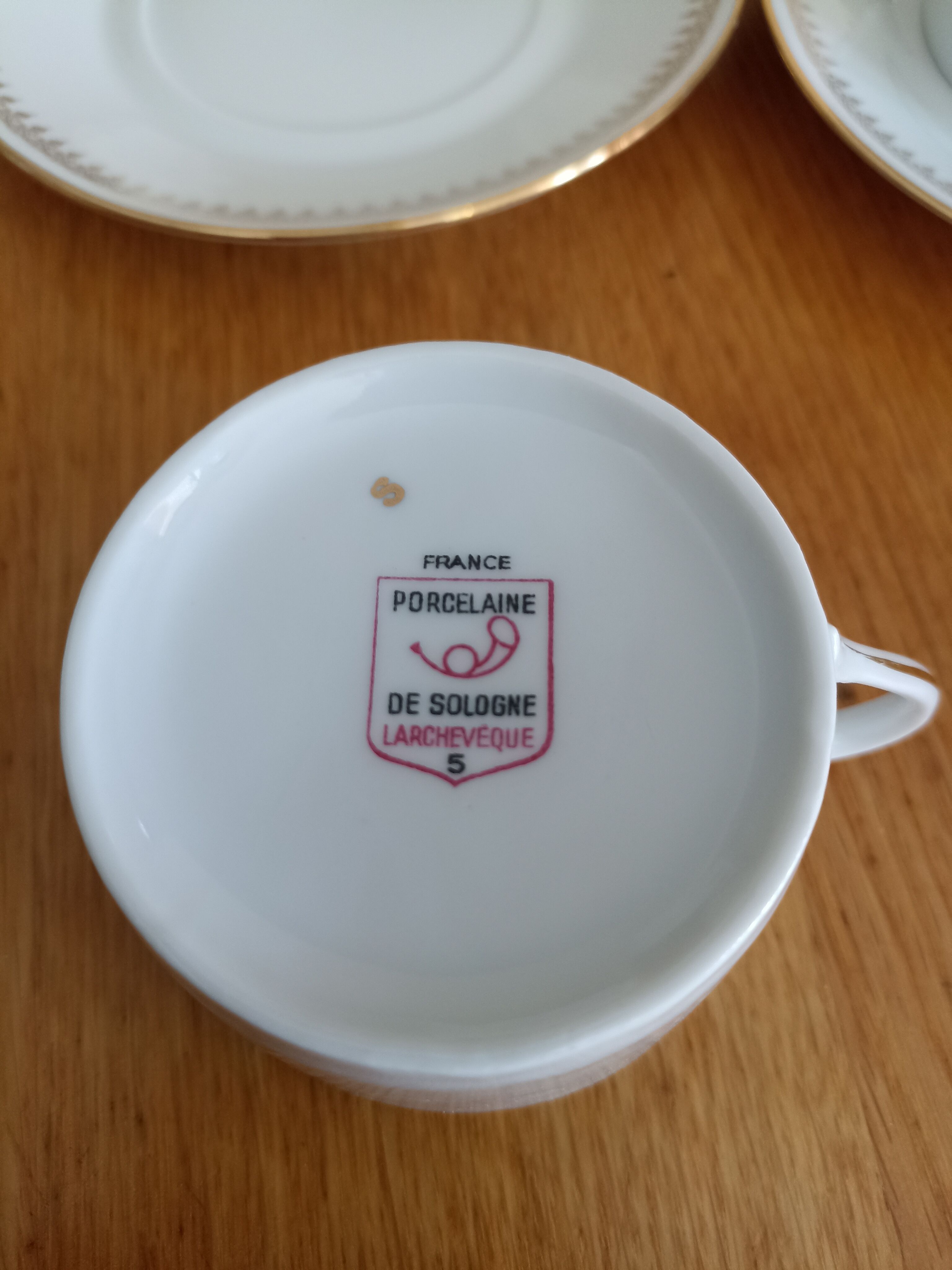 Duo porcelain mocha cup from Sologne larcheveque 5