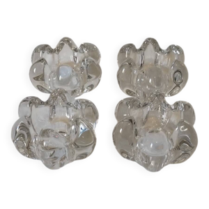 lot de 4 bougeoirs en