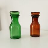 Set of 2 vintage jars Level 70s/80s