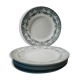 6 old plates in earthenware model Versailles