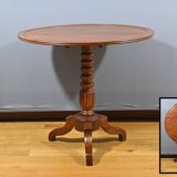 Guéridon à Système en Acajou, époque Louis Philippe – Milieu XIXe