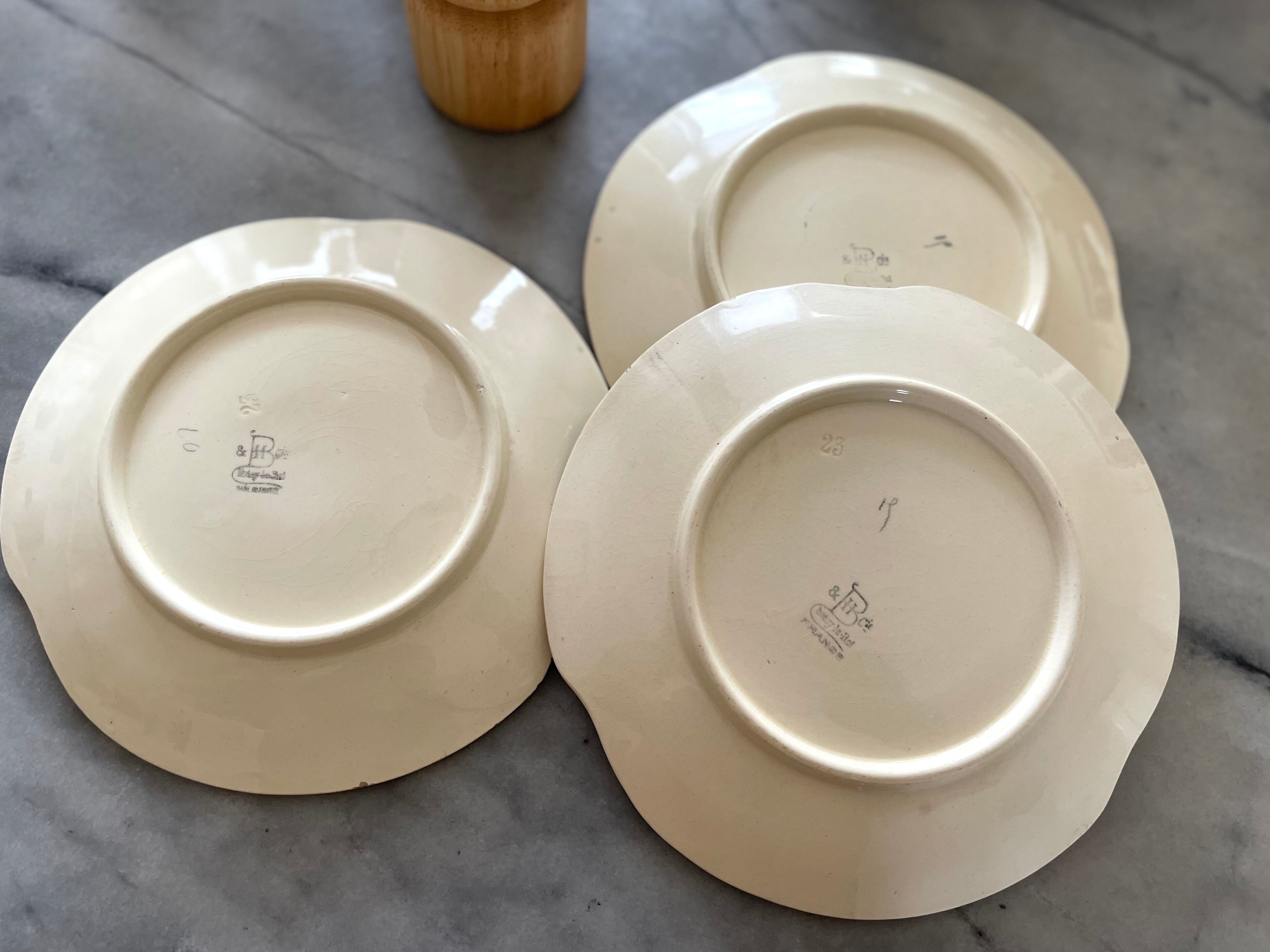 3 plates H. Boulenger & Cie.