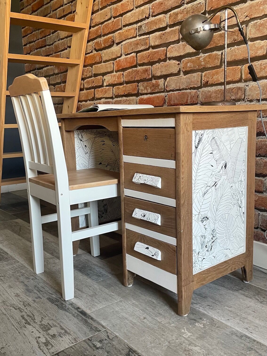 Children's desk and chair