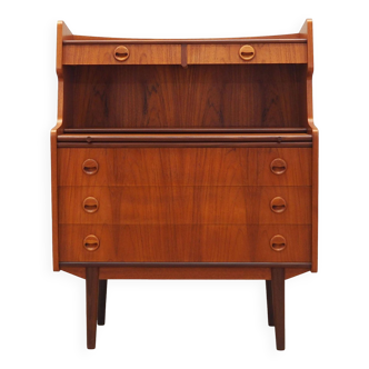 Teak secretary, Danish design, 1970s, production: Denmark