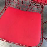 Suite of 10 metal chairs