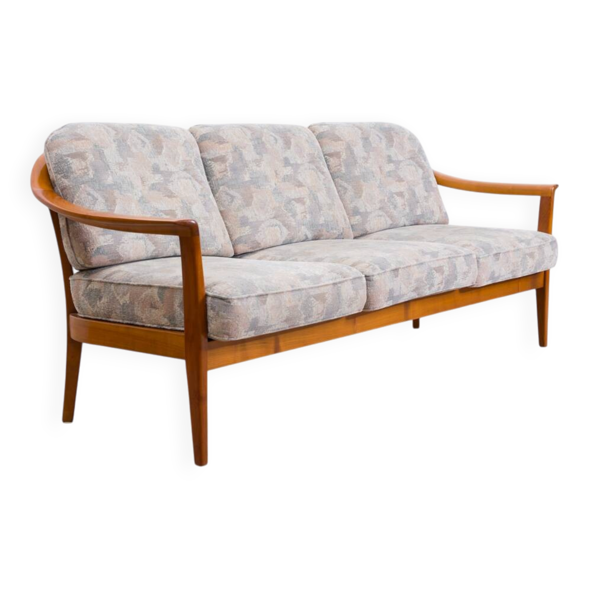Vintage 3-seater sofa from the 1970s, manufacturer Wilhelm Knoll, Mid-Century.