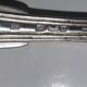Antique silver monogram cutlery 'au filet' Christofle