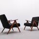 Mid-Century Easy Chair, Model B 310 Var, in Black Shield