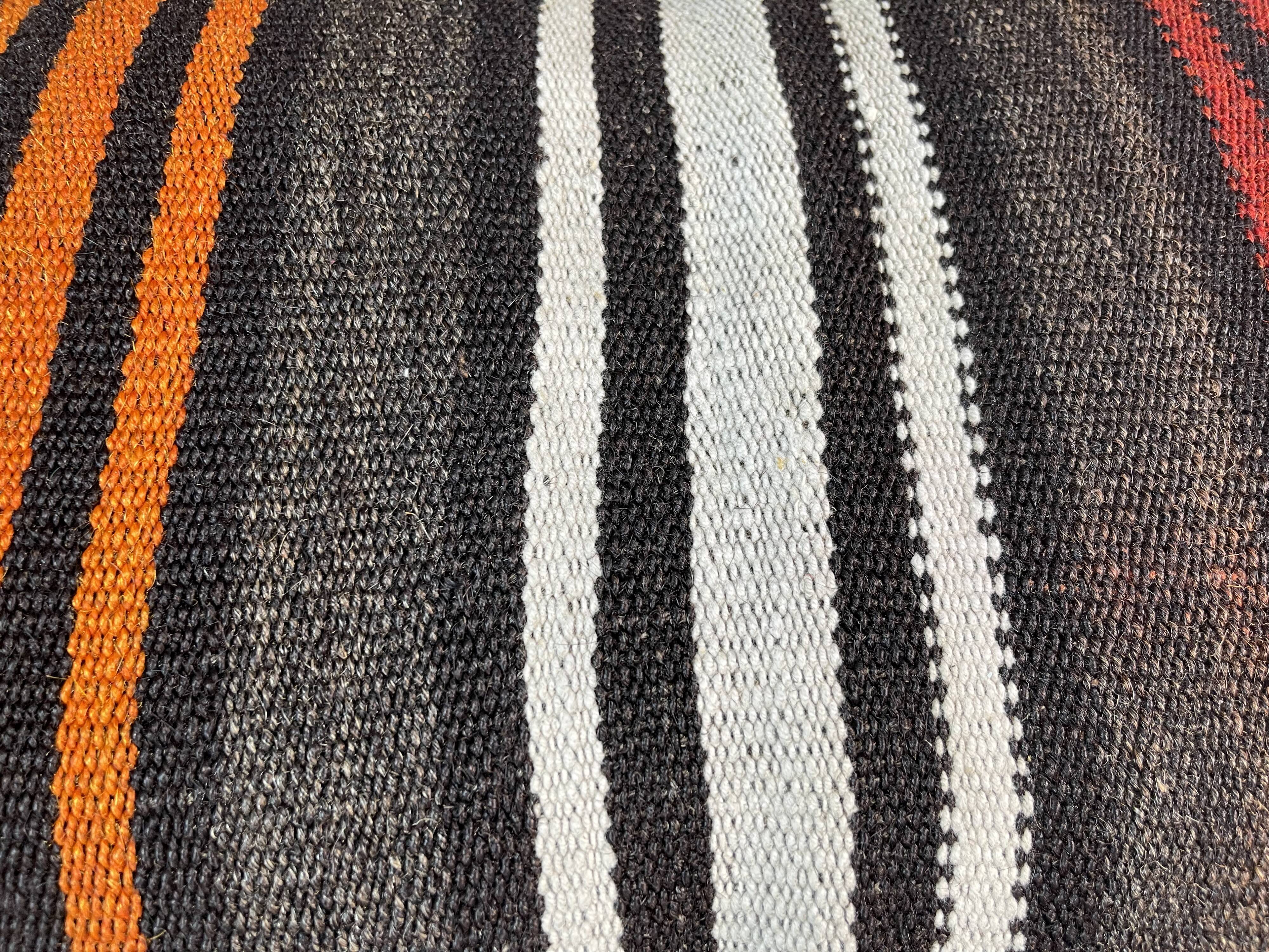 Vintage turkish kilim cushion cover, 120 x 40 cm