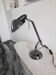 Vintage retro black chrome design lamp from the space age 80s.