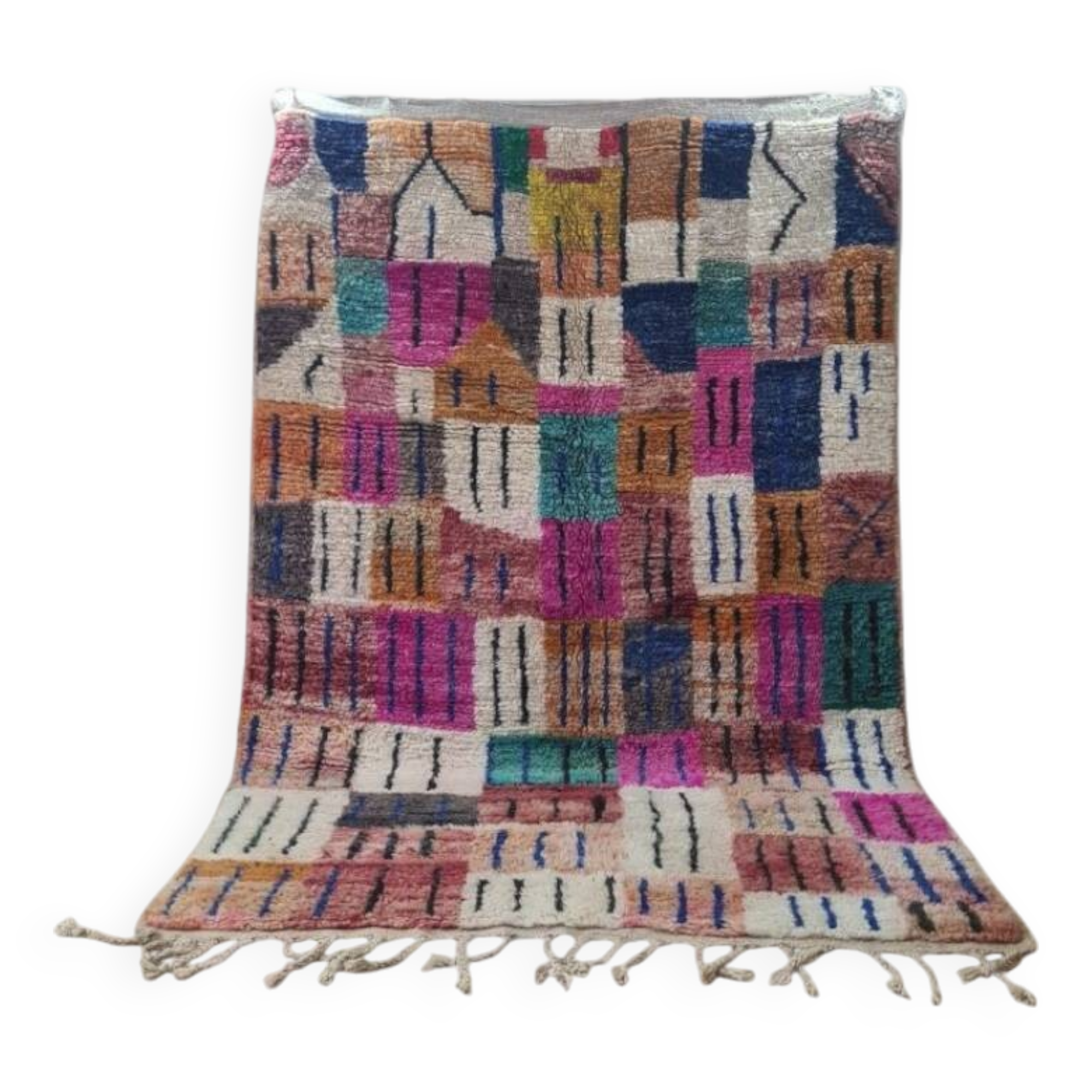 Handmade Beni Ouarain rug 300x200 cm