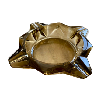 Smoked glass ashtray