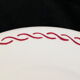 8 flat plates badonviller rose red