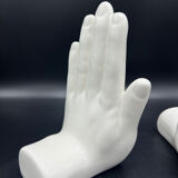 Vintage hand bookends