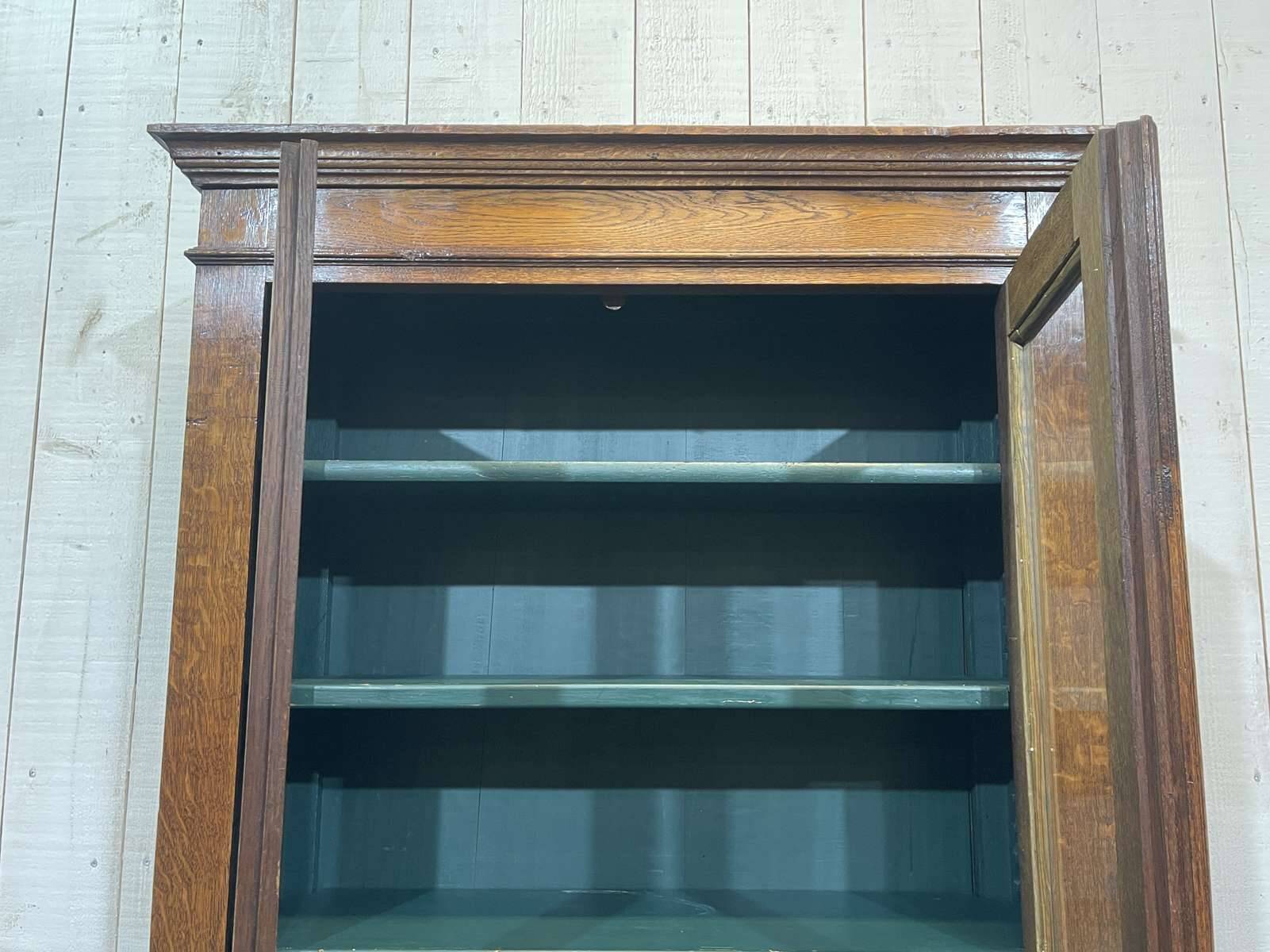 Late 19th century oak bookcase