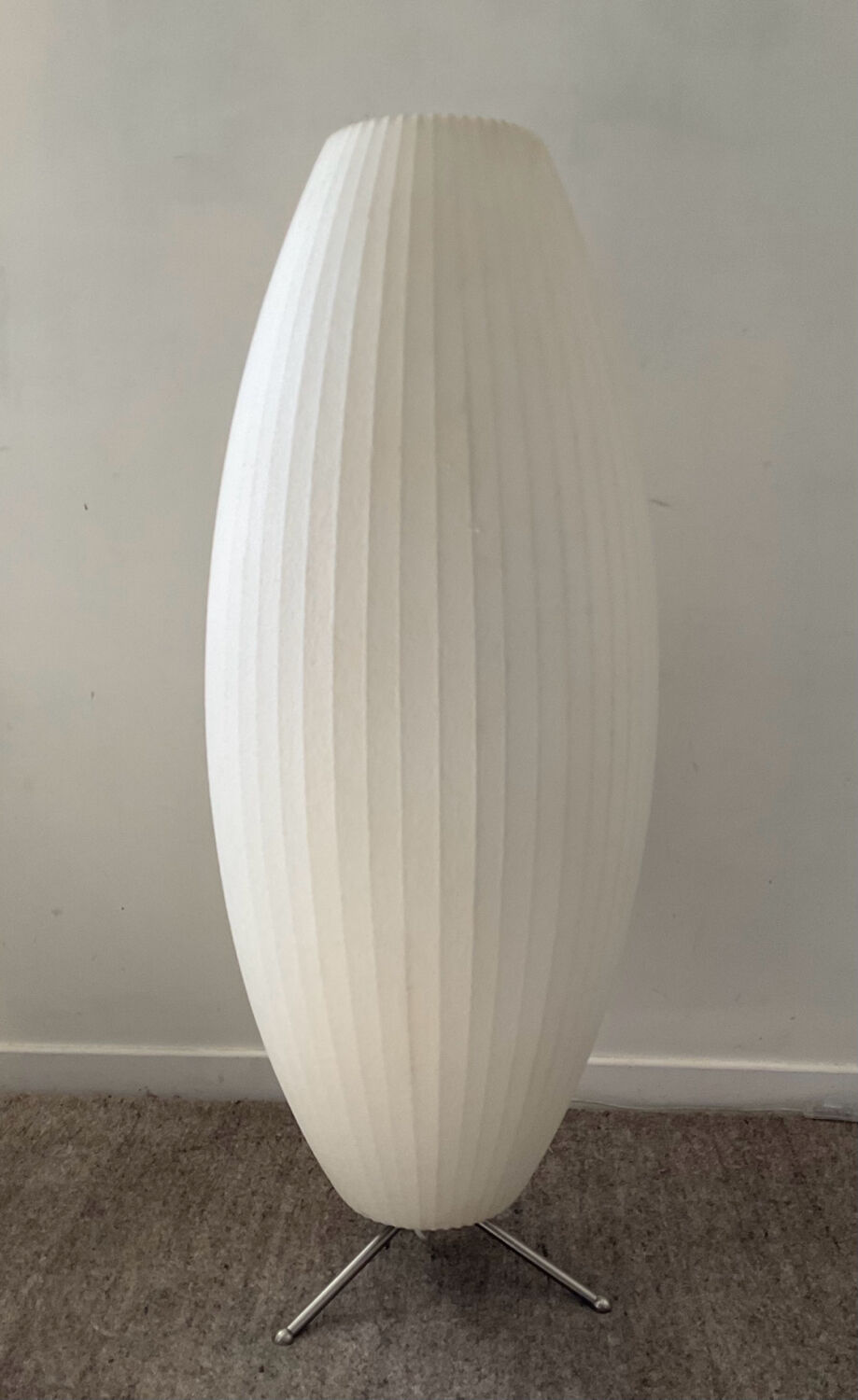 Lampadaire cocoon des années 80